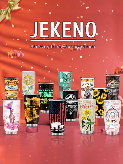 Jekeno Mug Tumbler Gifts For Firefighter - Fireman Drinking Cups Presents For Men Boy Dad Father Husband Son Grandpa Friends Adult From Daughter Son Wife Travel Coffee Mug For 20oz Stainless Steel Valentine&