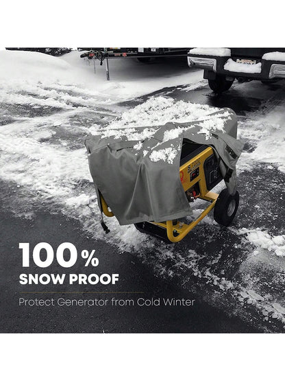 PatioGem Generator Covers Heavy Duty Waterproof, 24&quot;Lx18&quot;Wx20&quot;H Portable Generator Cover, Snow/UV/Wind Proof Generator Cover