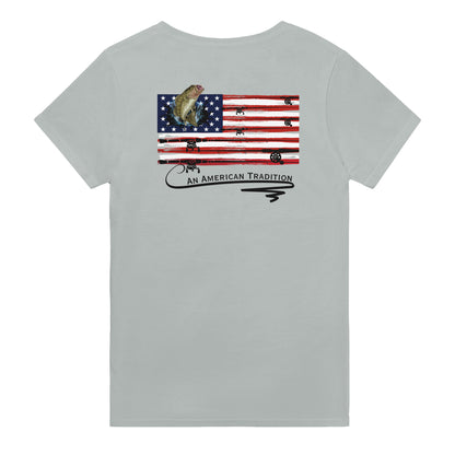 American Tradition - Fishing - Heavyweight Unisex Crewneck T-shirt