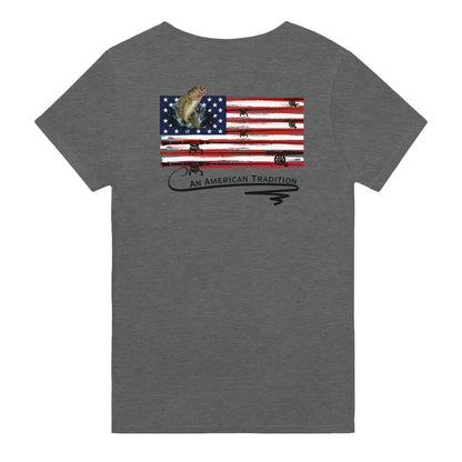 American Tradition - Fishing - Heavyweight Unisex Crewneck T-shirt