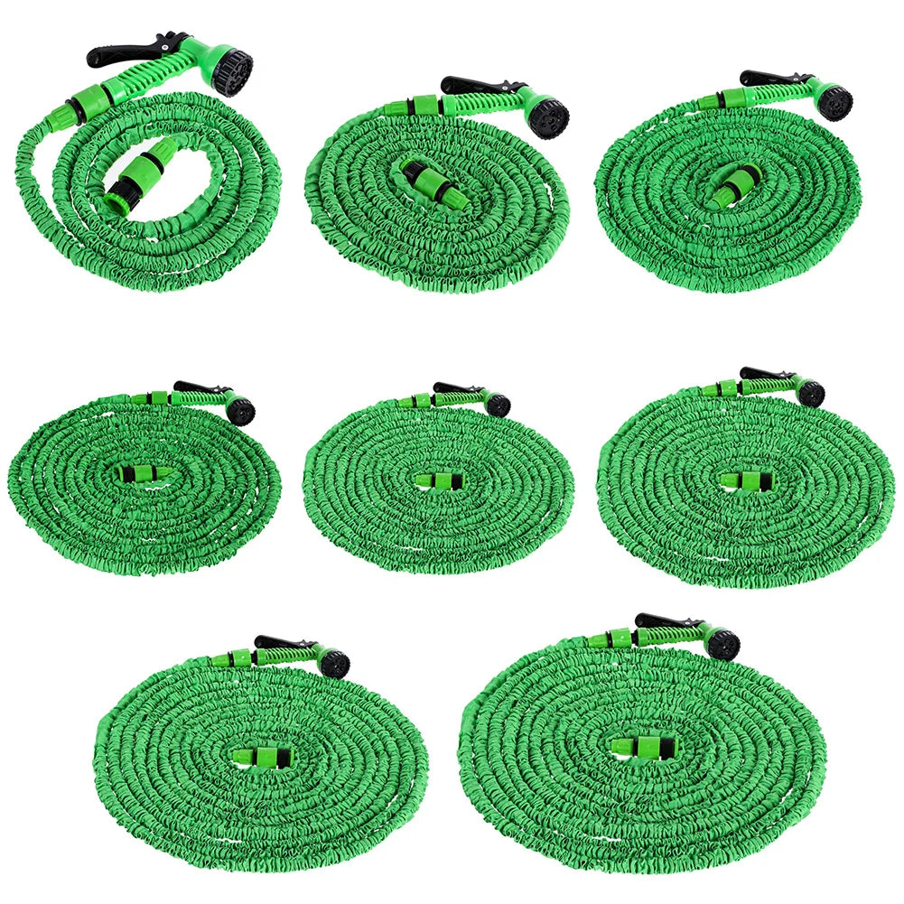 25FT-200FT High-Pressure Expandable Magic Hose, Car Wash Pipe, Home Garden Watering Hose, Multi-Function, Gardening Cleaning