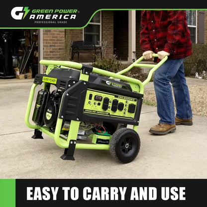 Portable Generator 13000 Watt,Gasoline Powered,Recoil/Electric Start, 12V-8.3A Charging Outlets, Home Back Up &amp; RV Ready