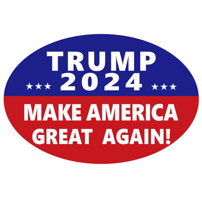 5 Pack Trump 2024 Car Stickers,6 inches x 4 inches Big Trump Letters Car Decal, Make America Great Again 2024 Bumper Stickers