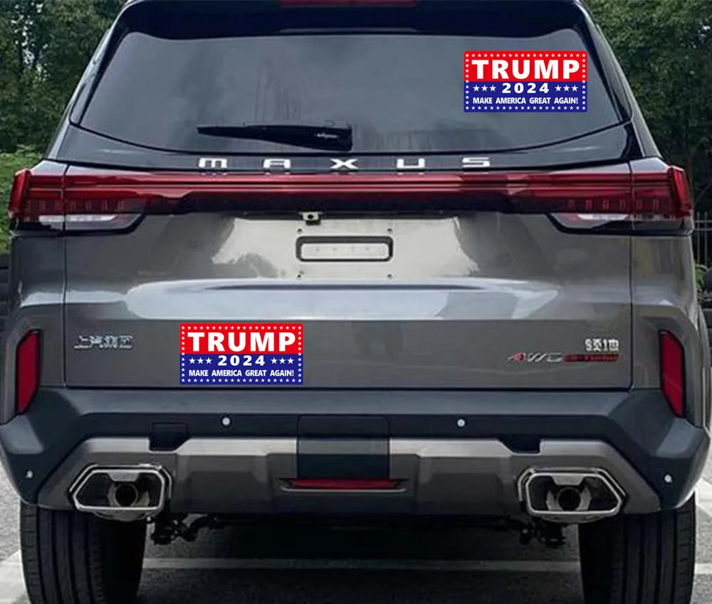 5 Pack Trump 2024 Car Stickers, Big Trump Letters Car Decal, Make America Great Again 2024 Bumper/wall/windows/ refrigerator Use