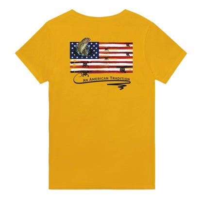 American Tradition - Fishing - Heavyweight Unisex Crewneck T-shirt