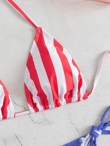 American Flag Bikini Set - 2 Piece Swimsuit