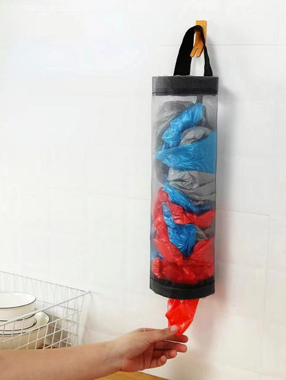 1pc Hanging Garbage Bag Organizer