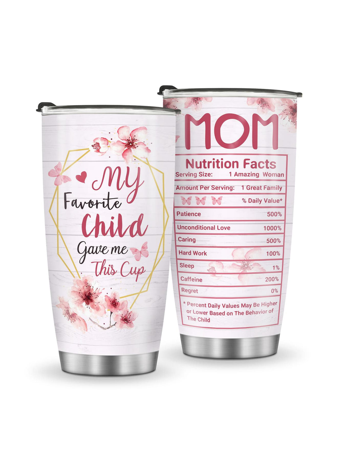 For Mom From Favorite Child - Stainless Steel Tumbler 20oz Gift