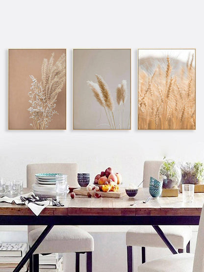 3pcs Scenery Print Unframed Painting