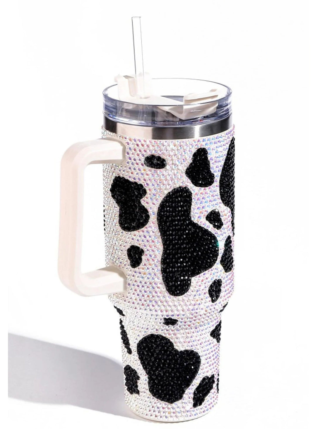 Rhinestone Cow Print 40oz Tumbler