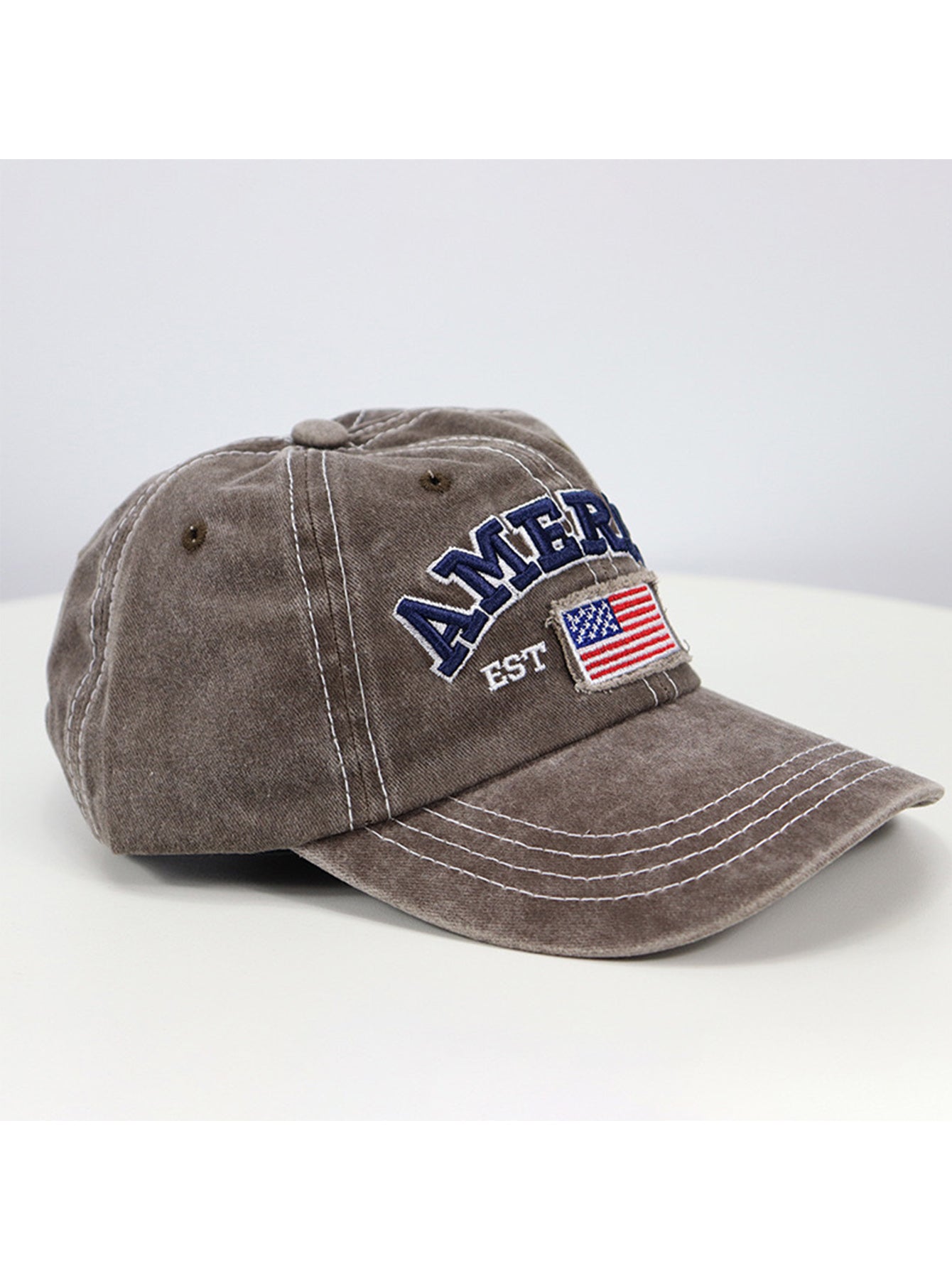 American Flag Embroidered Baseball Cap