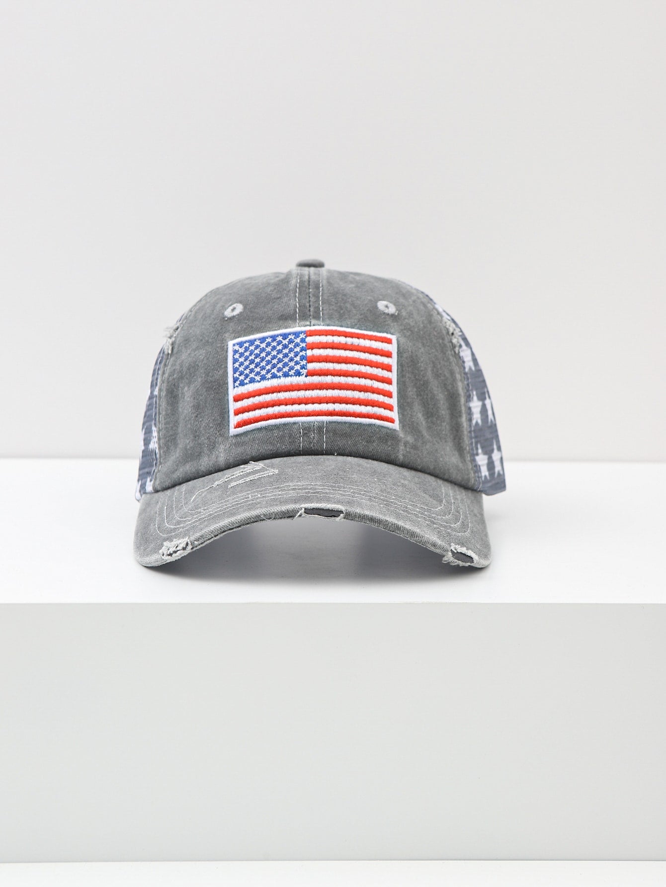 American Flag Mesh Baseball Cap