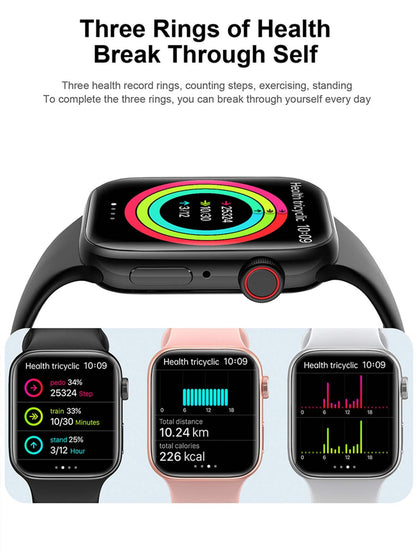 S8pro Smart Watch - Color Screen, Full Bonding Touch Screen, Heart Rate And Blood Pressure Monitor, Pedometer, Nfc Access Control