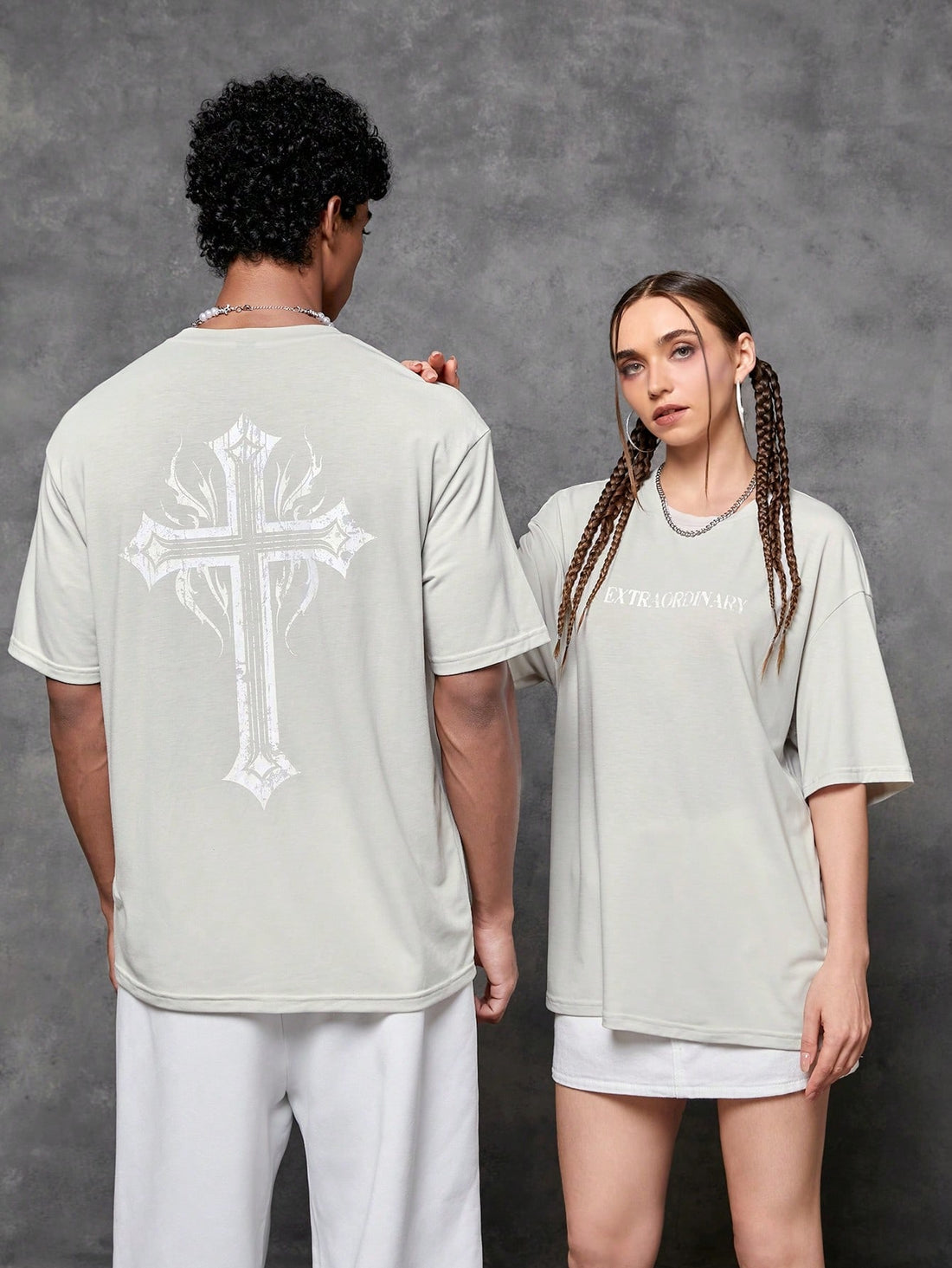 Manfinity - Unisex Tee 1pc Cross Tee (not custom made)