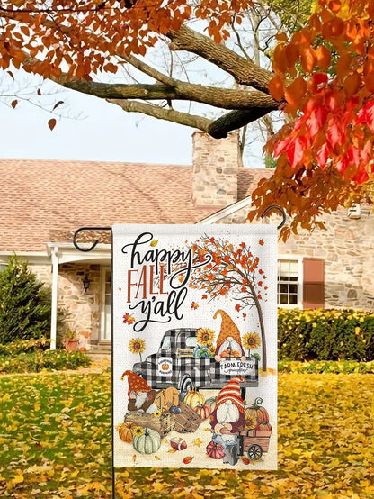 Fall Harvest Garden Flag 12in 18in 30cm 45cm (1 pc)