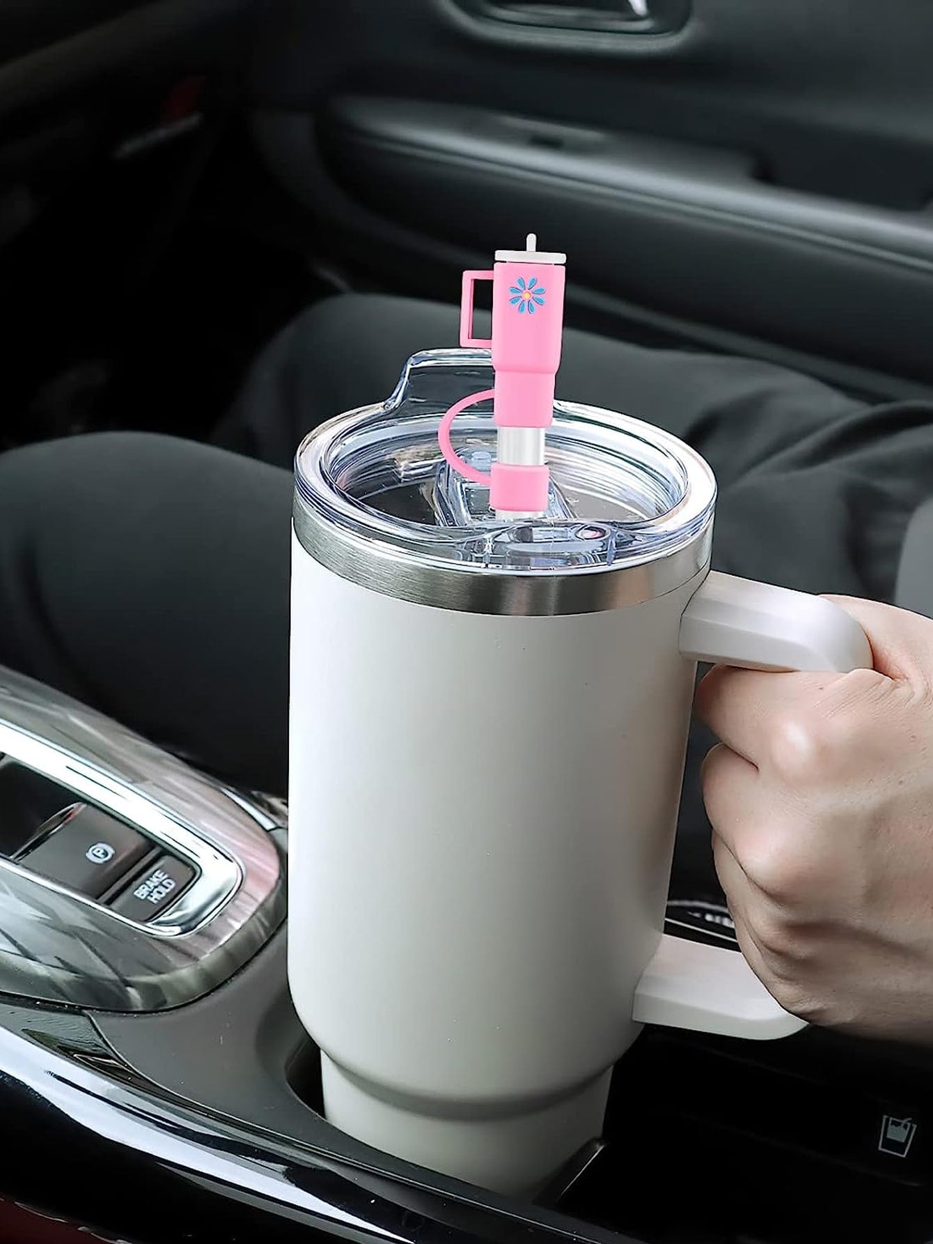 6pcs/set Straw Cover Cap - Silicone Straw Stopper Compatible With Stanley 30oz/40oz Tumbler