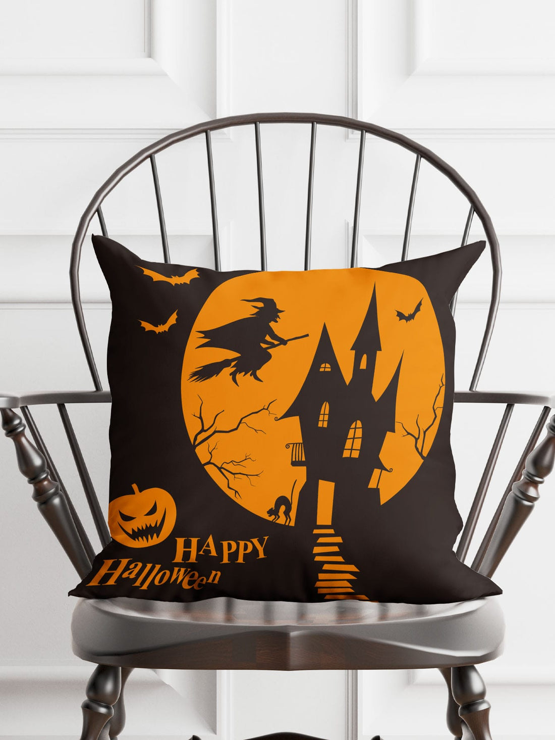 4pcs set Halloween Pillow Covers -18 X 18 Inch