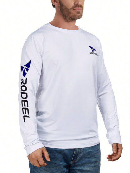 Rodeel Sea Bass Premium Fishing Shirt with +50 UPF Sun Protection Breathable Long Sleeve Shirt for Men (not custom made)